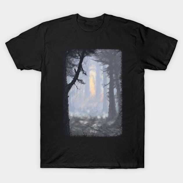 Way in the forest T-Shirt by Studio_Edana